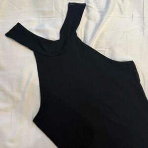 Elegant Black Midi Dress
